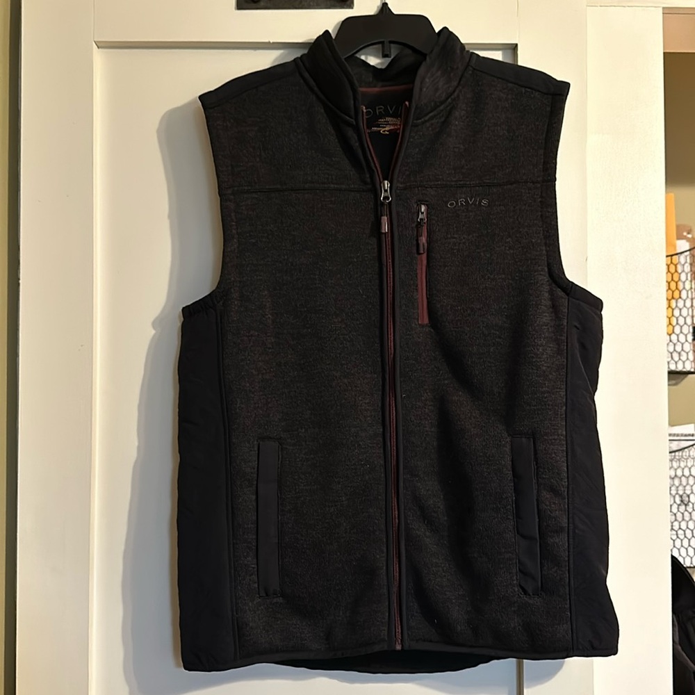 Dark gray Orvis vest—size L